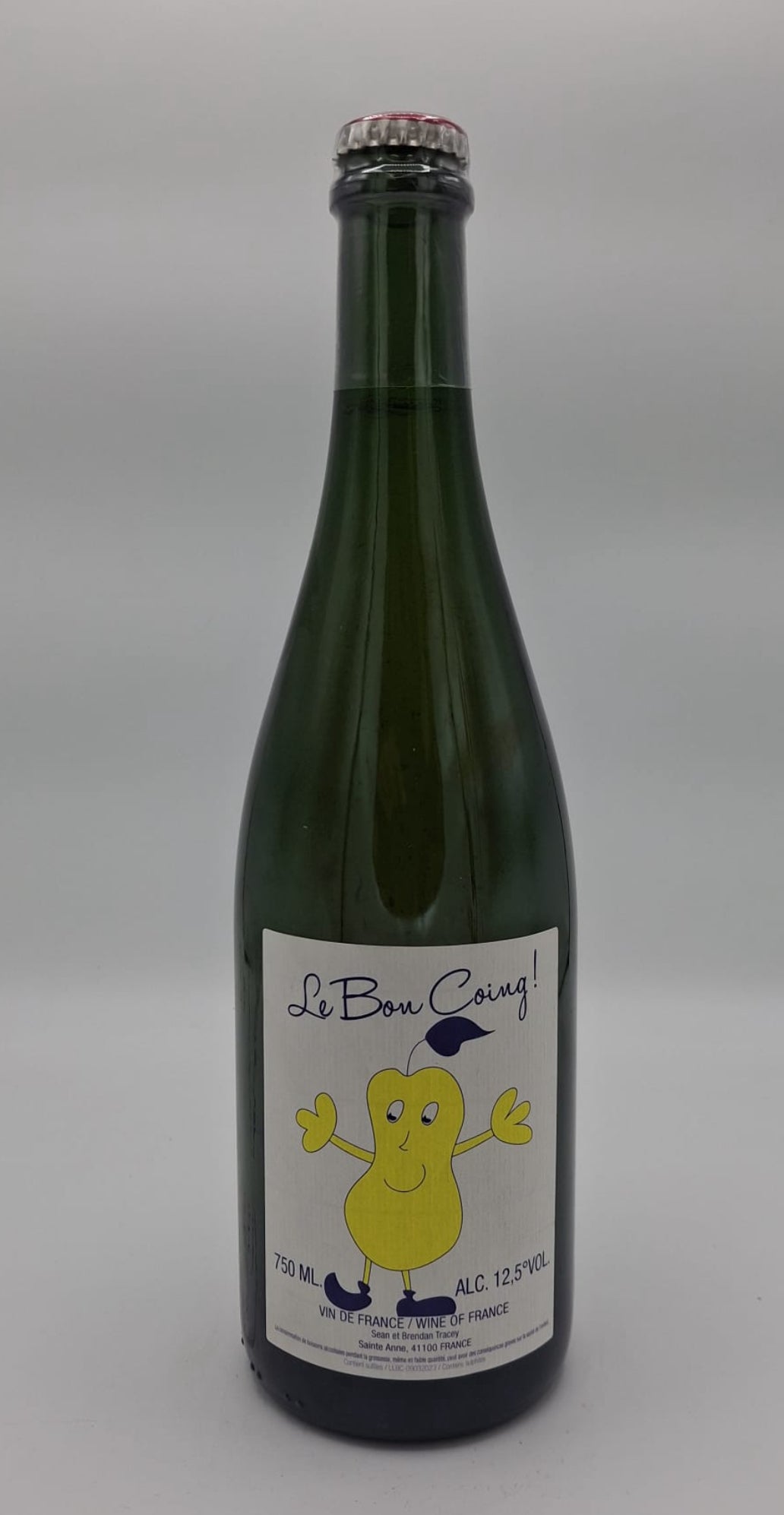 Domaine Le Clocher, Brendan Tracey, Le bon Coing 2022, PetNat, Blanc, Coing, Sauvignon, Sauvignier Gris, Orbois, Loire, France