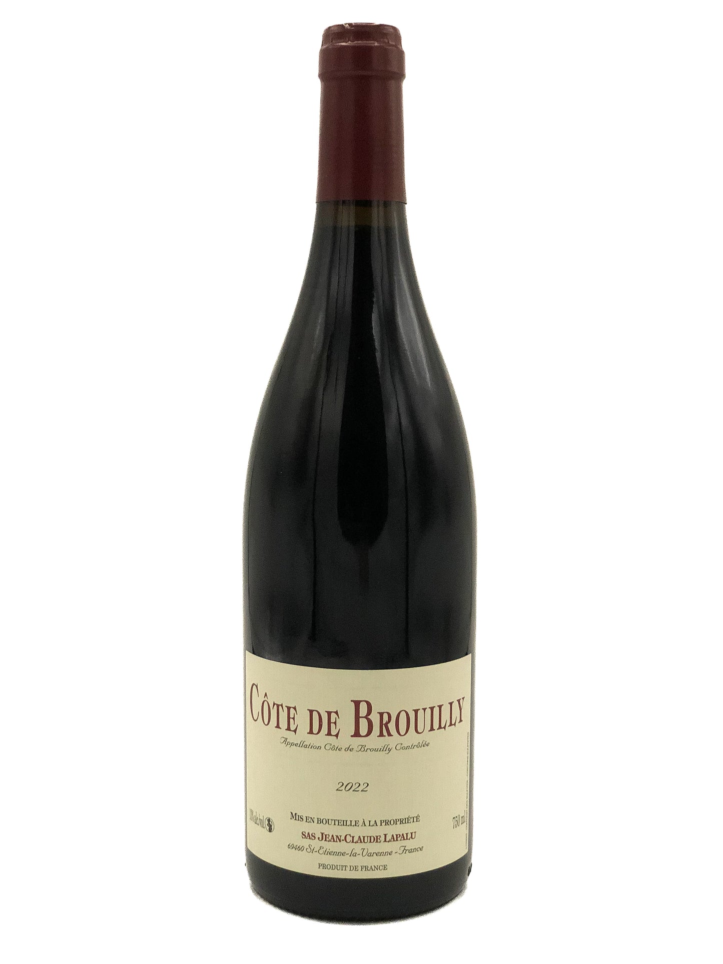 Domaine Jean-Claude Lapalu, Cote de Brouilly 2022, Gamay, Rouge, Beaujolais, France