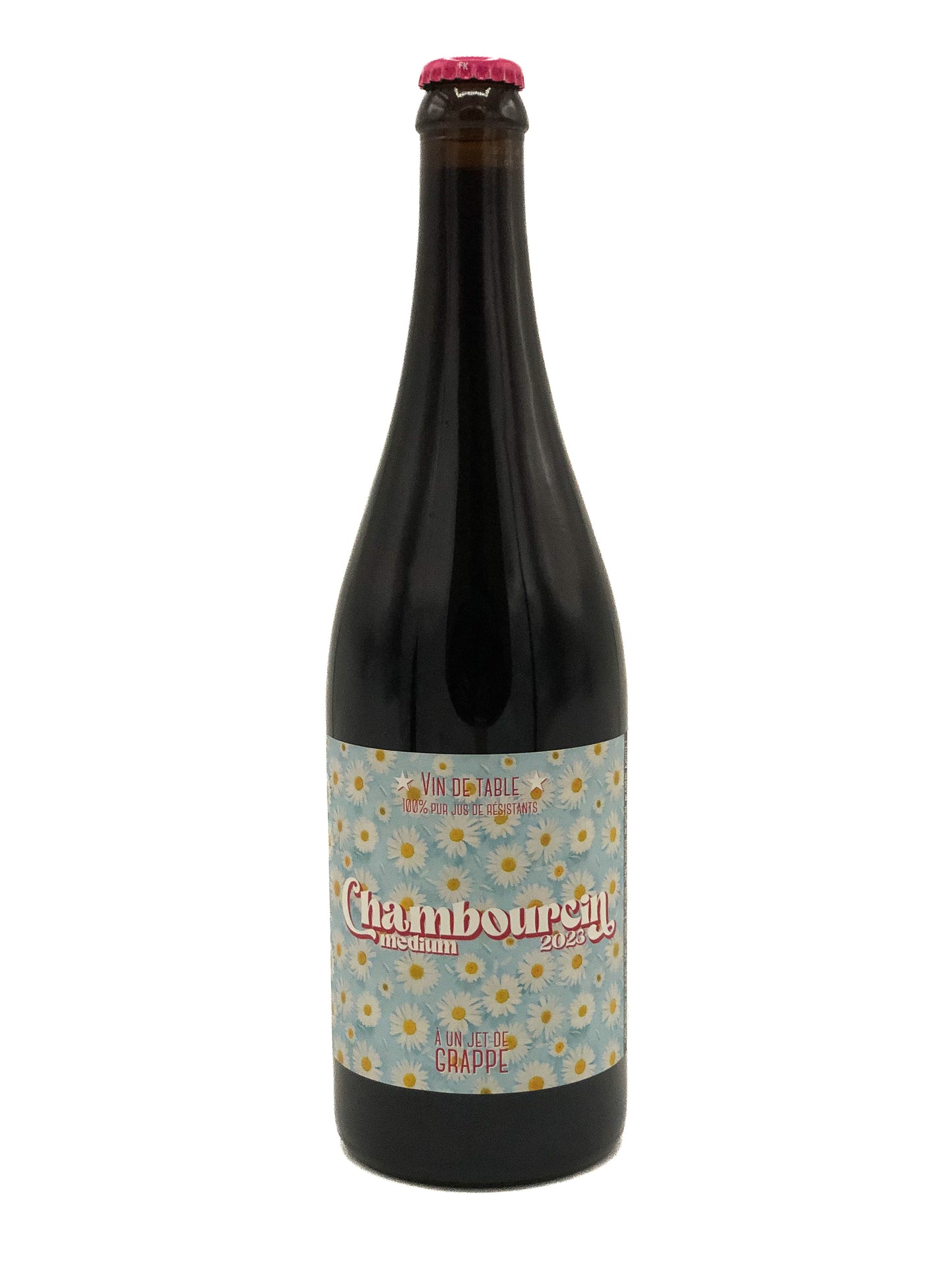 Domaine Les Pieds dans la Dyle, Pablo Cremers Chambourcin Médium 2023, Hybride, Rouge, Wavre, belgique