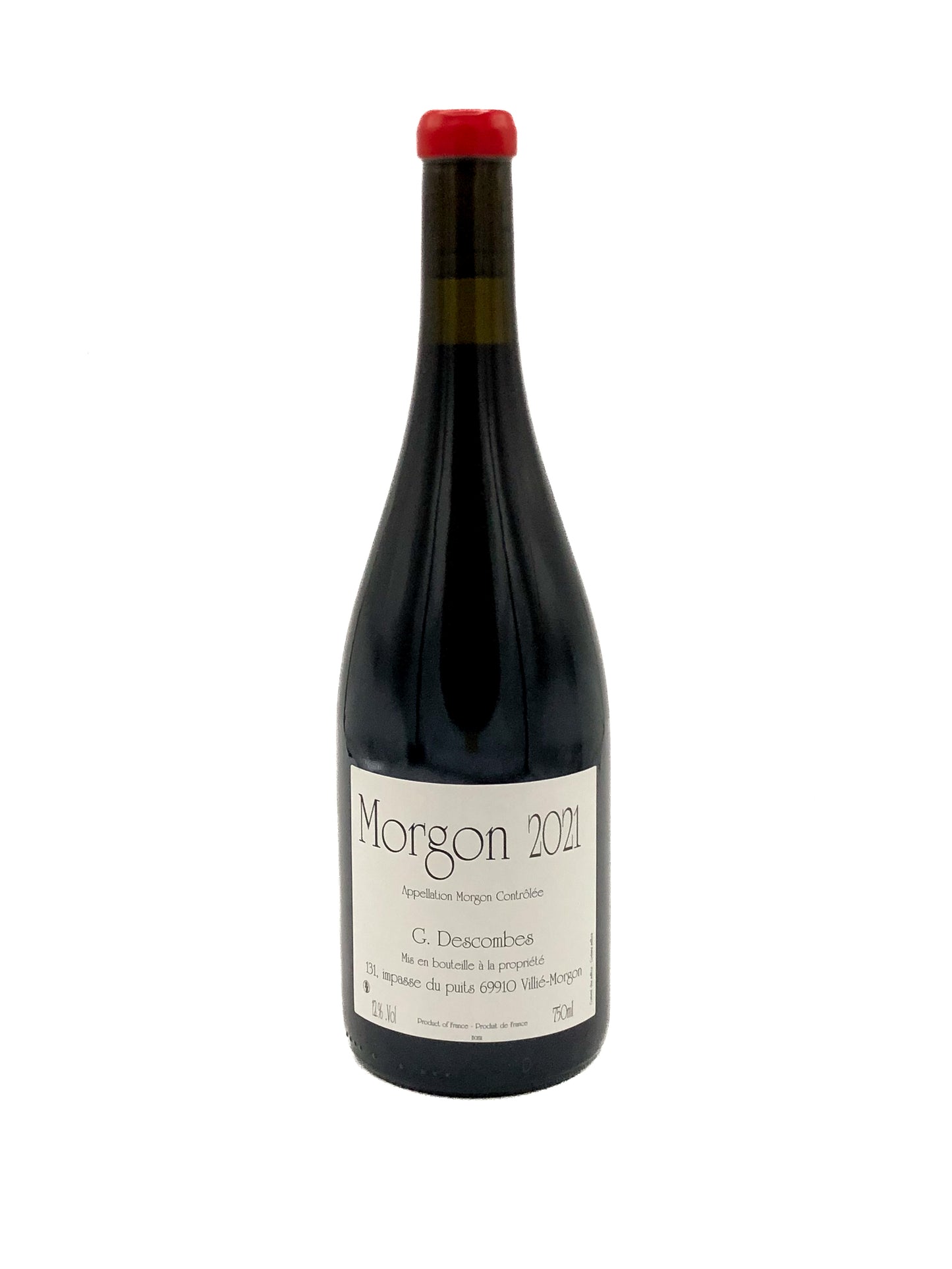 Domaine Georges Descombes, Morgon 2021, Gamay, Beaujolais, Rouge, France