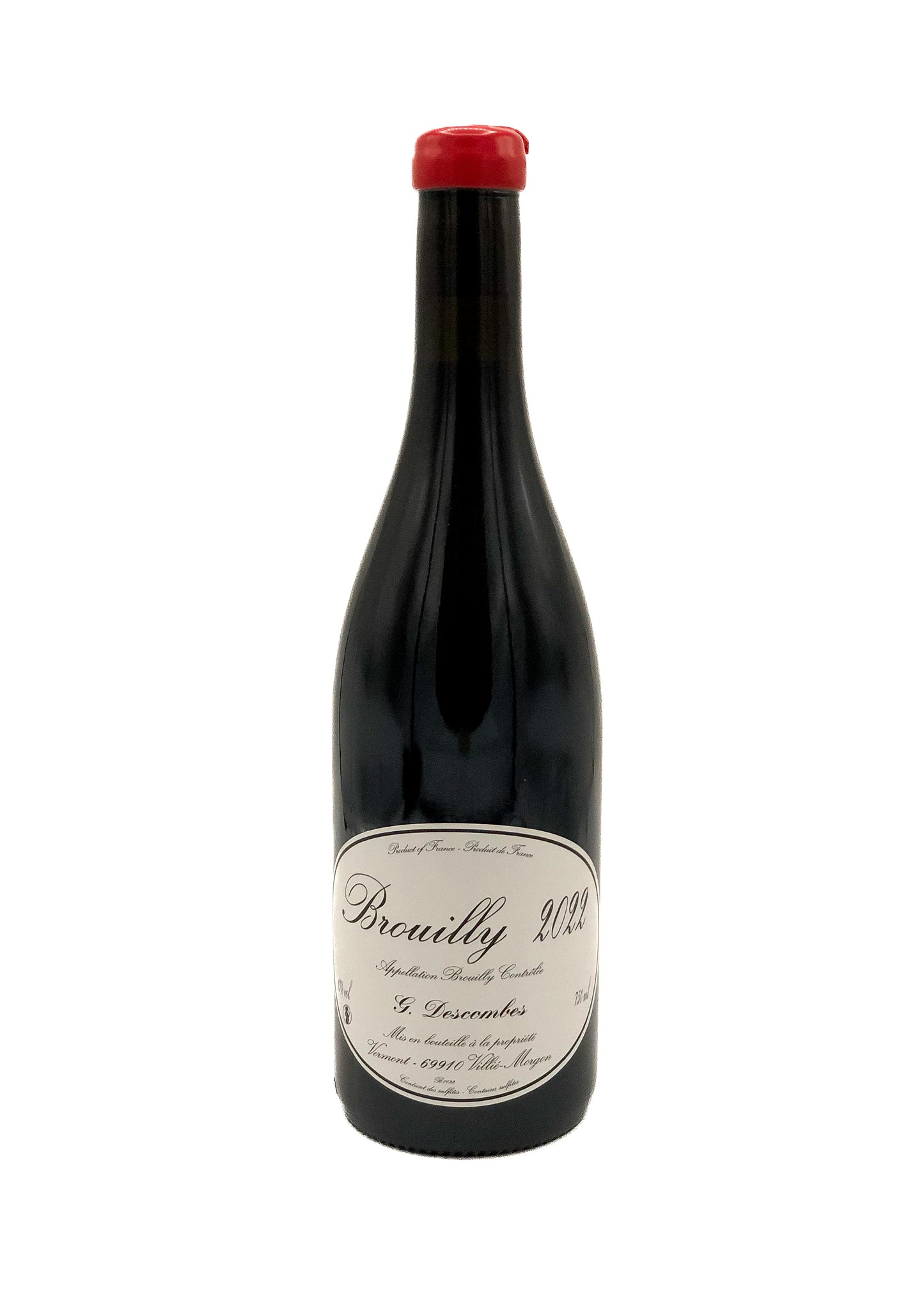 Domaine Georges Descombes, Brouilly Vieilles Vignes 2022, Gamay, Beaujolais, Rouge, France