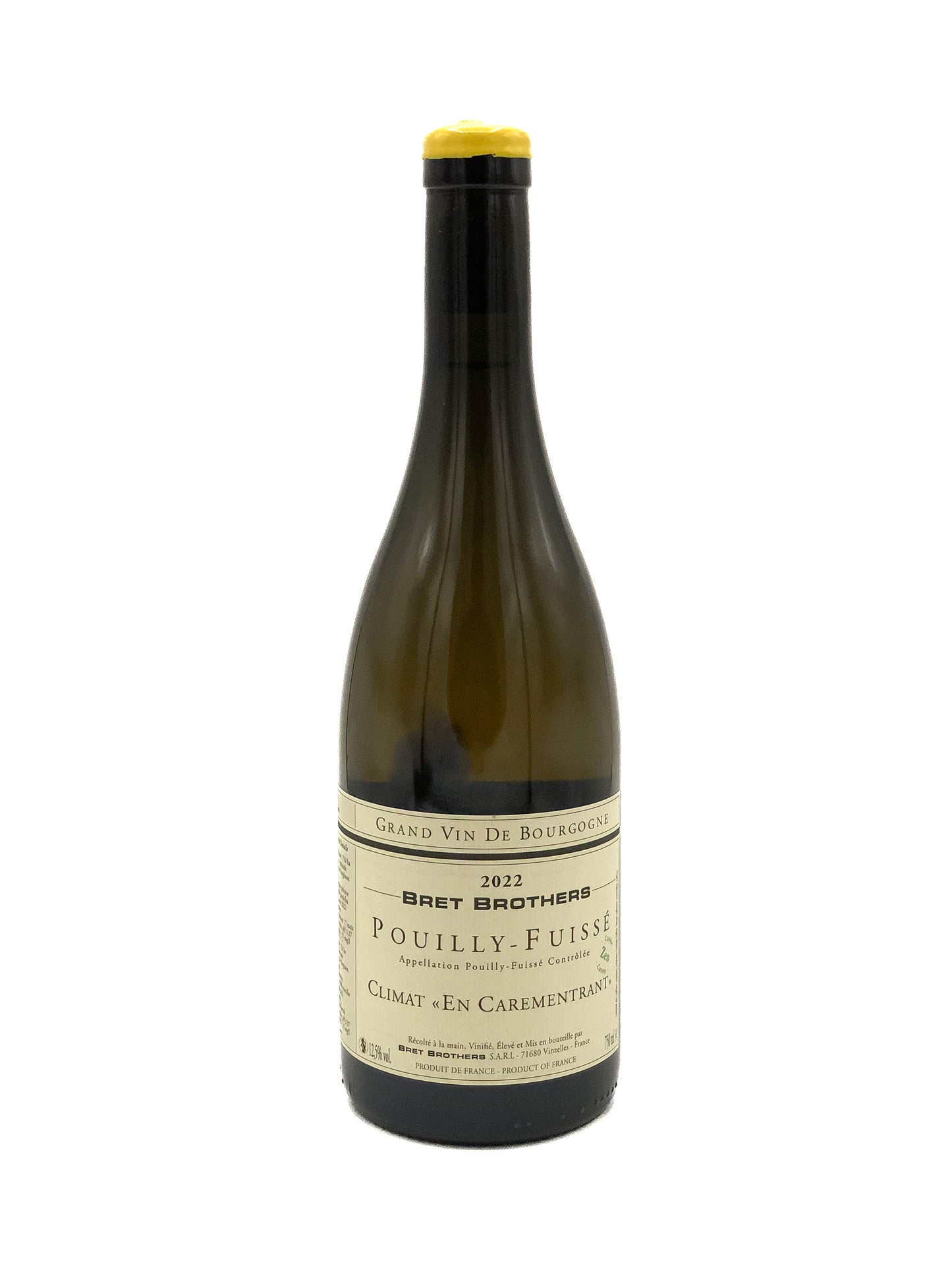 Domaine des Bret Brothers, Pouilly Fuissé en Carementrant 2022, Chardonnay, Blanc, Bourgogne, France