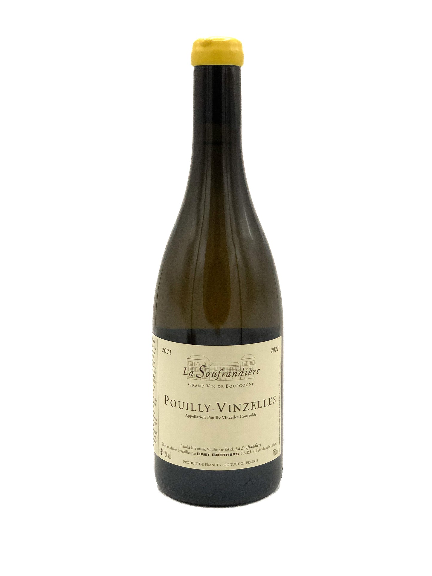 Domaine de la Souffrandiere, Pouilly Vinzelles 2021, Chardonnay, Blanc, Bourgogne, France