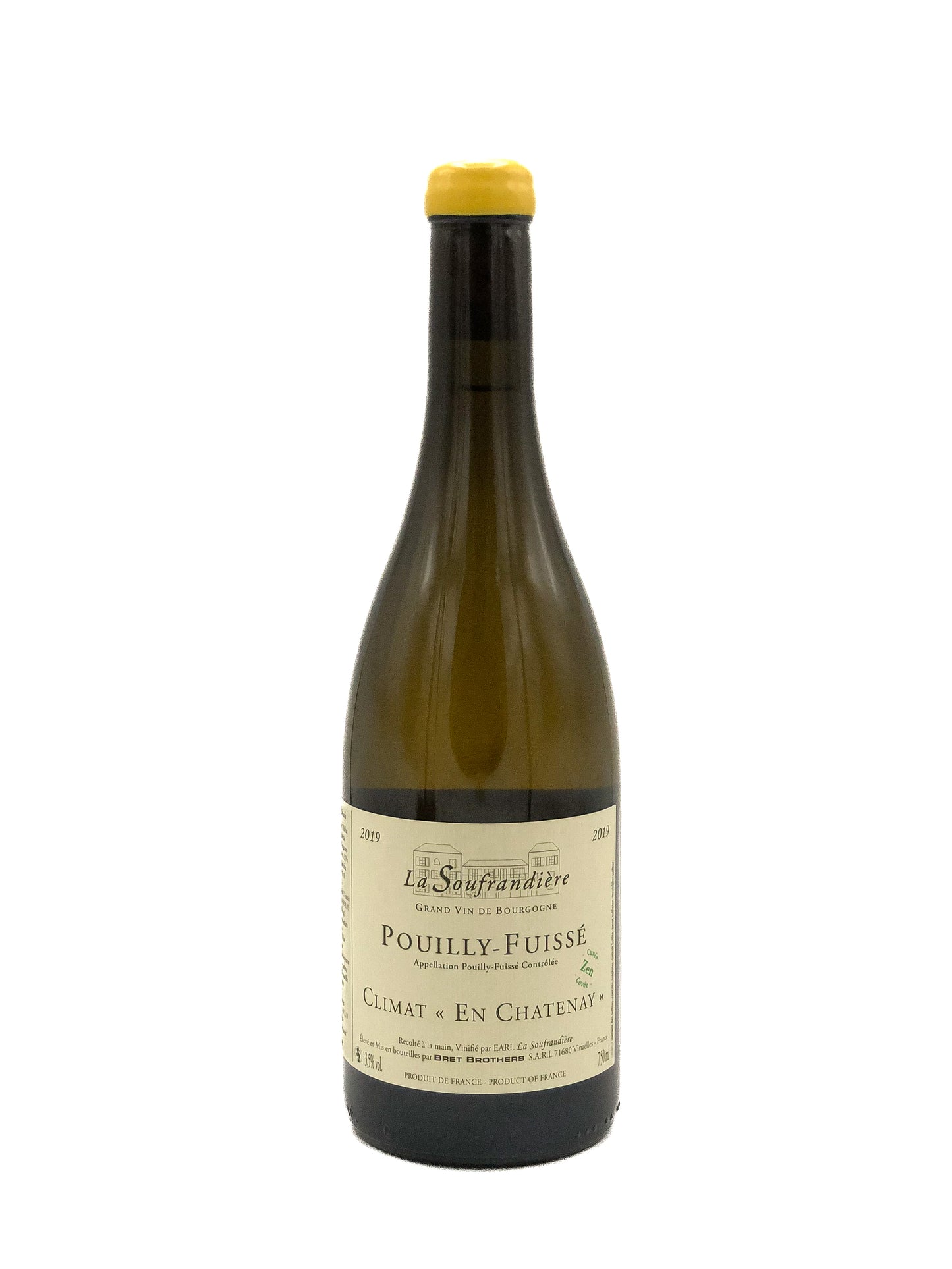 Domaine de la Souffrandiere, Pouilly-Fuissé, en Chatennay 2019, Chardonnay, Blanc, Bourgogne, France