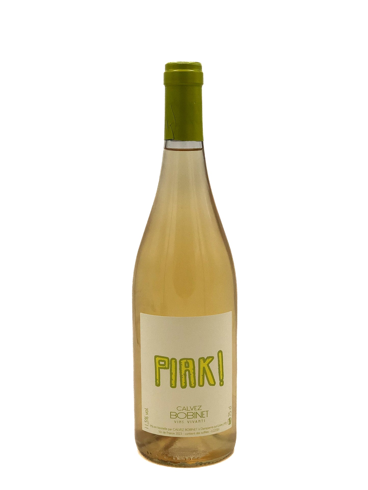 Domaine Calvez Bobinet, Piak Blanc 2023, Cabernet Franc, Blanc de Noir, Loire, France