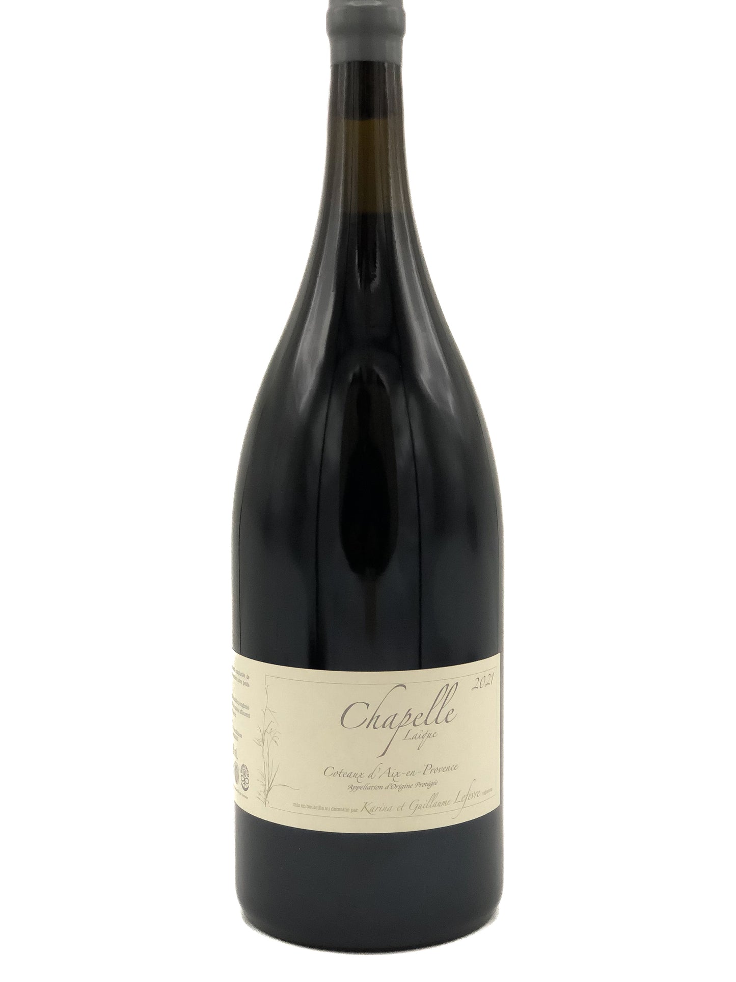 Domaine De Sulauze, Guillaume lefèvre, Magnum, Chapelle Laique Rouge 2021, Cinsault, Provence, France
