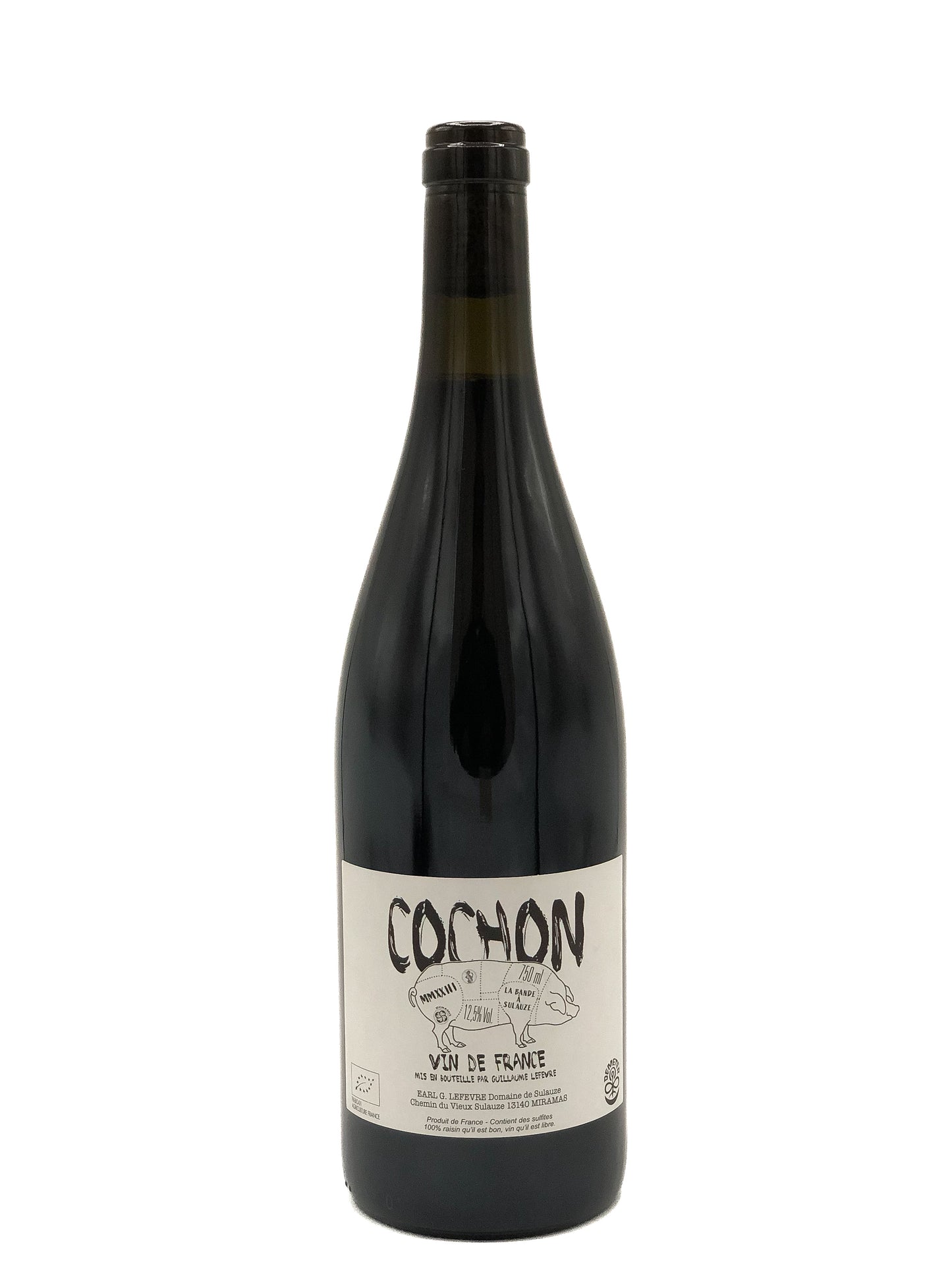Domaine de Sulauze, Coteaux d’Aix, Guillaume Lefevre, Cochon, Grenache, Rouge, Provence, France