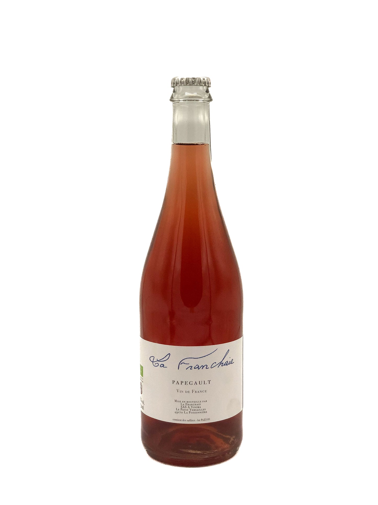 Domaine de la Franchaie, Eric Dubois, Papegault, Rosé, Anjou, Loire, France