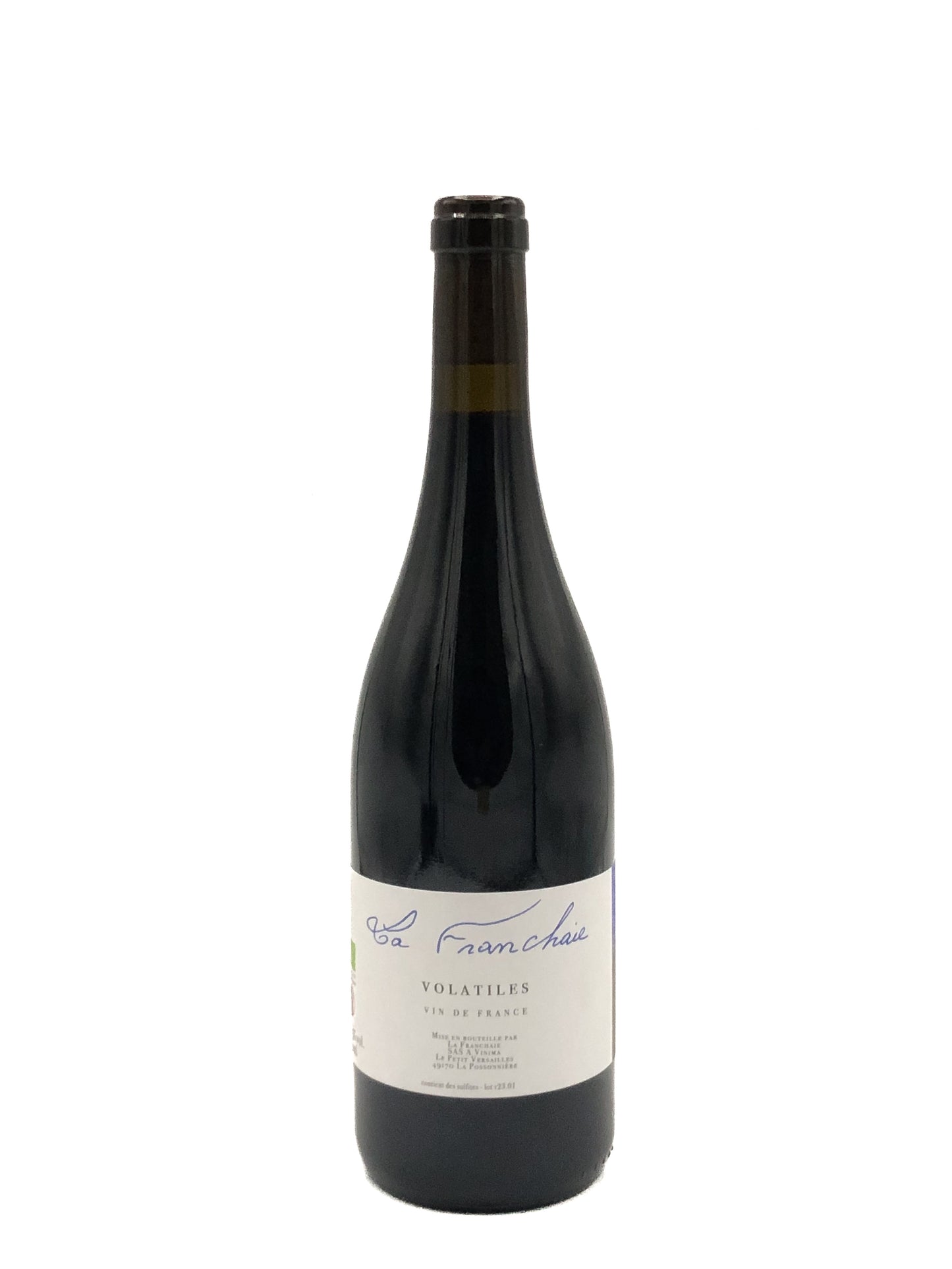 Domaine de la Franchaie, Eric Dubois, Volatiles, Cabernet Franc, Sauvignon, Grolleau, Chenin, Gamay, Rouge, Anjou, Loire, France