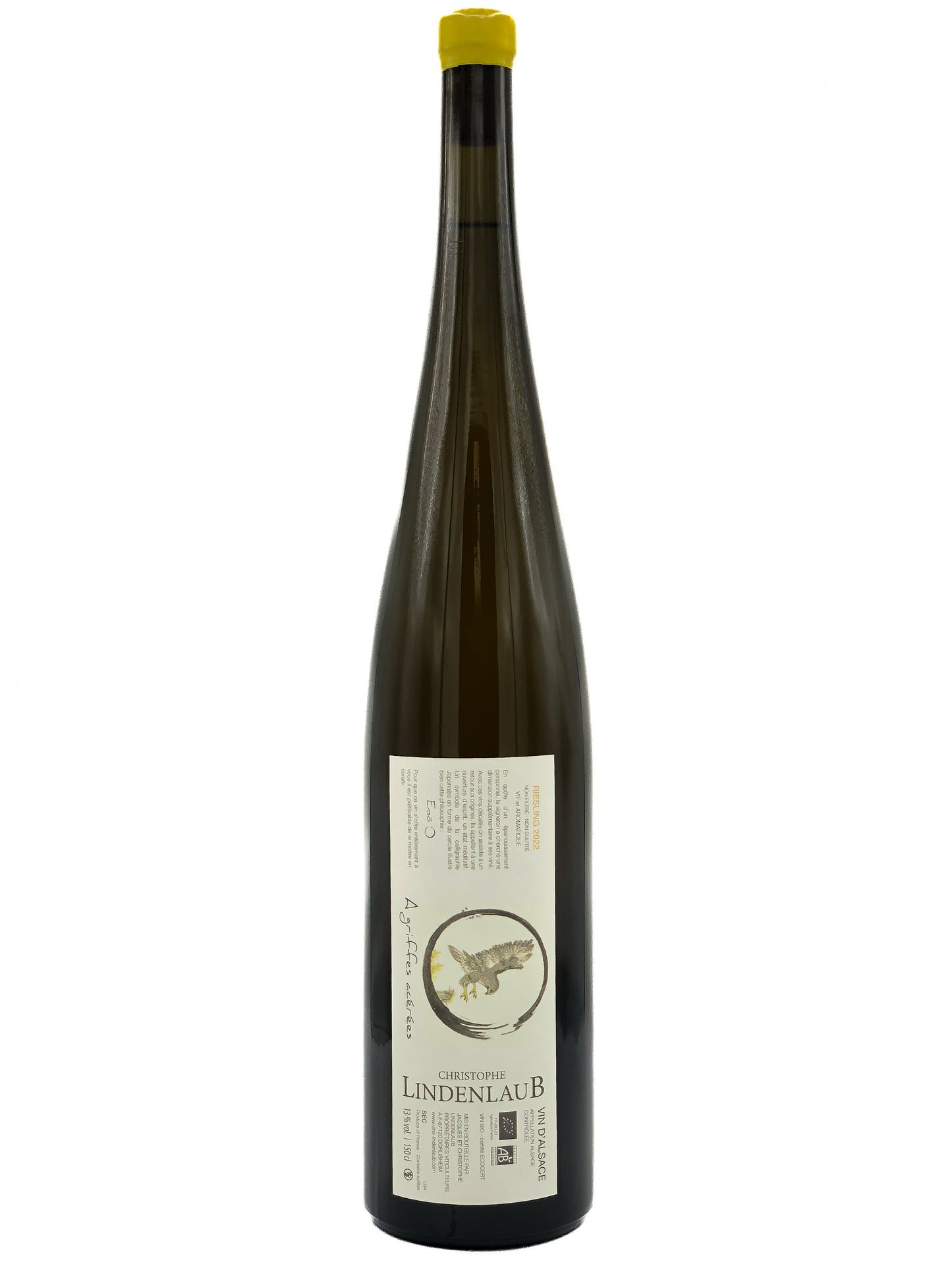 Domaine Lindenlaub, Christophe Lindenlaub, Magnum À griffes acérées 2022, Riesling, Alsace, France, Blanc