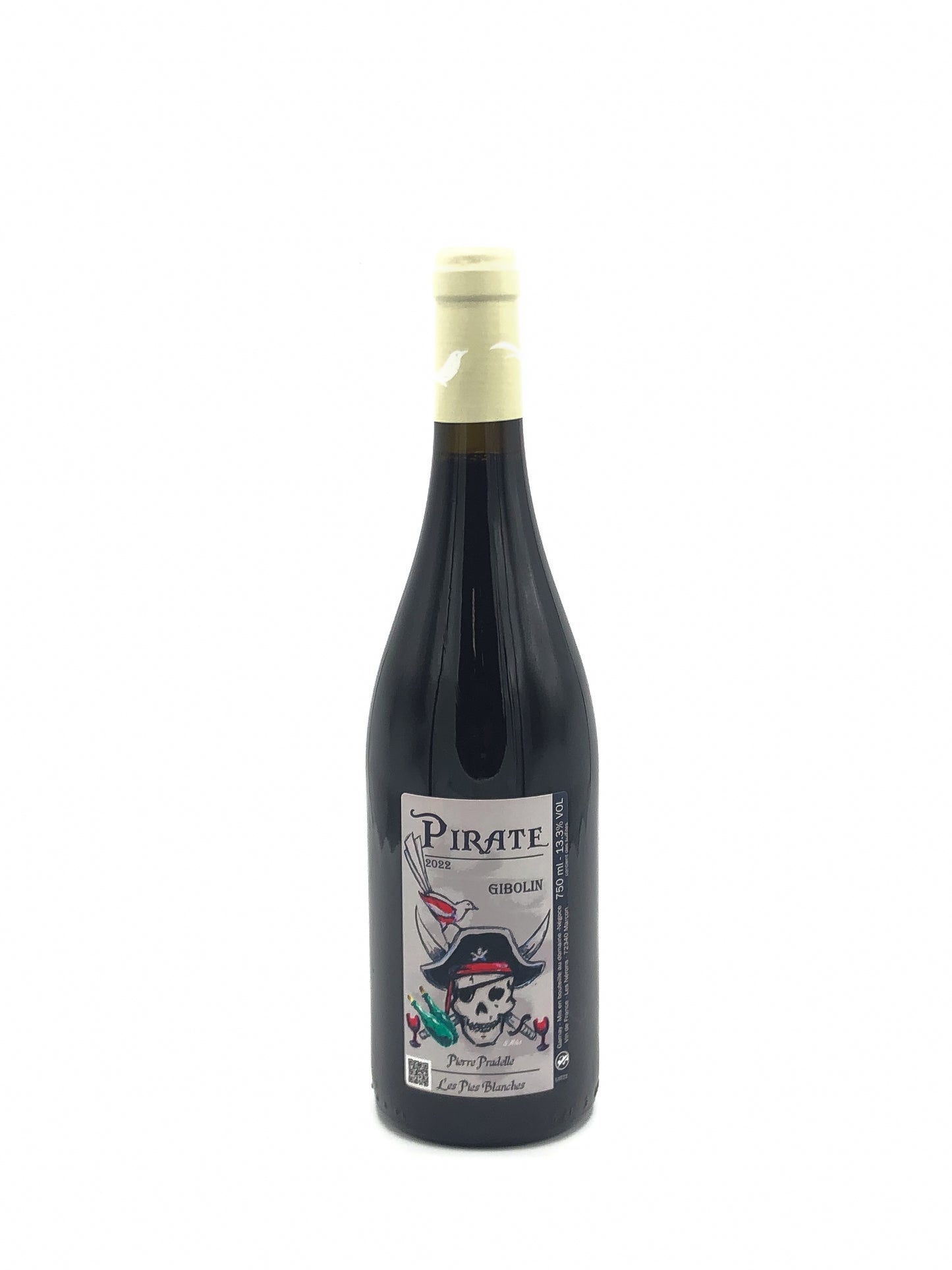 Domaine les Pies Blanches, Pirate Gibolin 2022, Gamay, Rouge, Loire, France