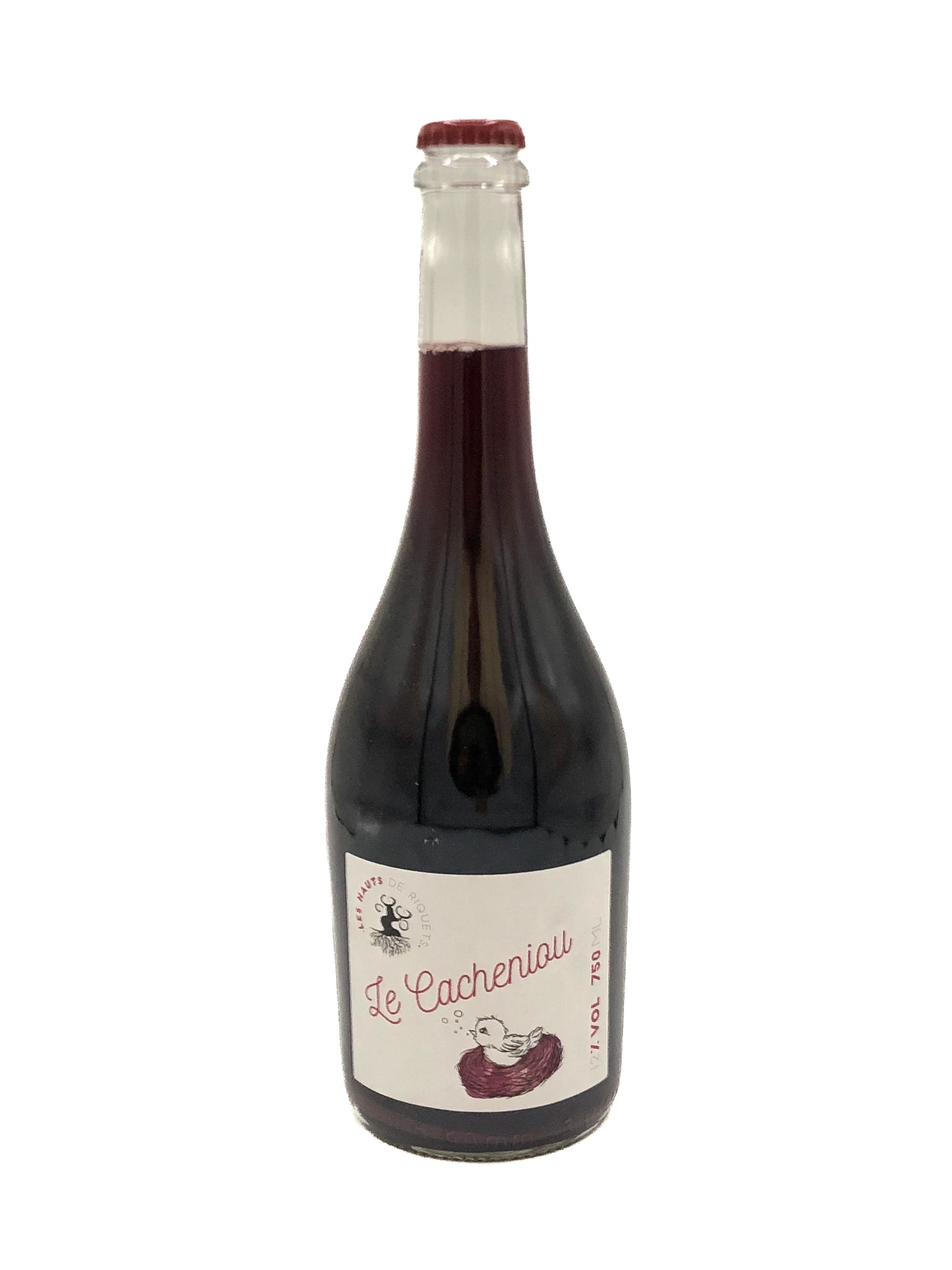 Domaine des Hauts de Riquets, le Cacheniou NM, PetNat Rouge, Merlot, Sud Ouest, France