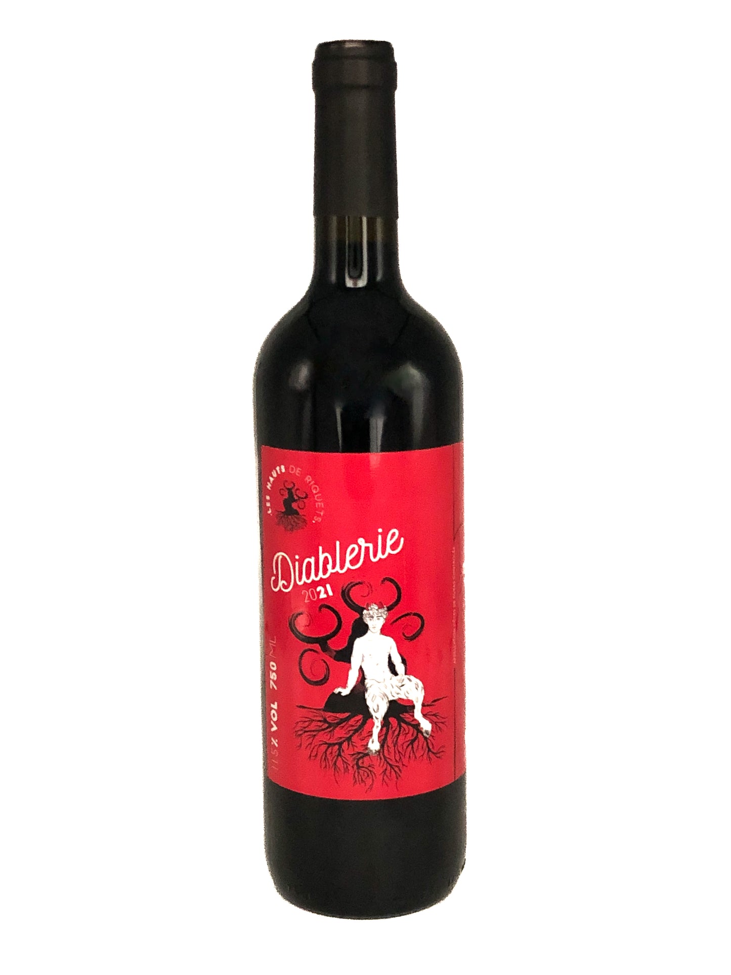 Domaine des Hauts de Riquets, Diablerie 2021, 60%Merlot 25%Cabernet Franc et 15% Cabernet Sauvignon, Rouge, Sud Ouest, France