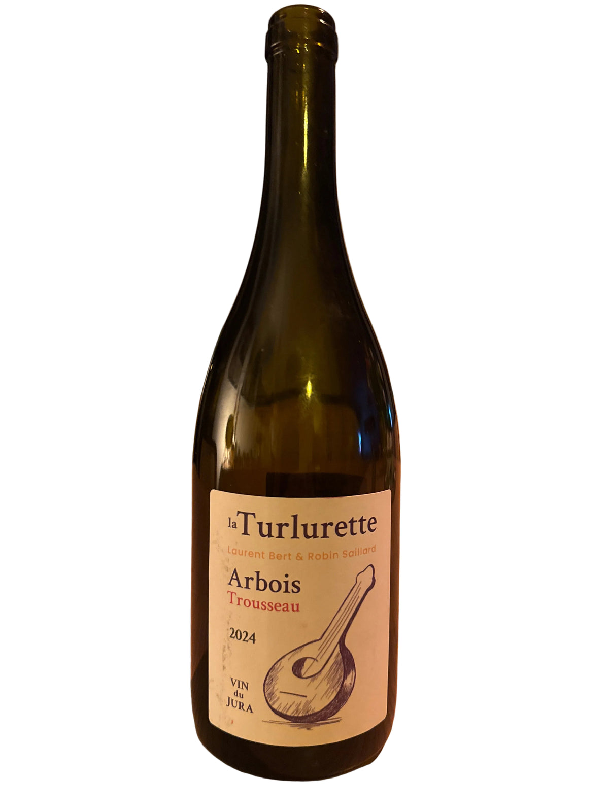Domaine de la Turlurette, Laurent Bert et Robin Seillard, Un indien dans la mêlée 2024, Trousseau, Arbois, Jura, France