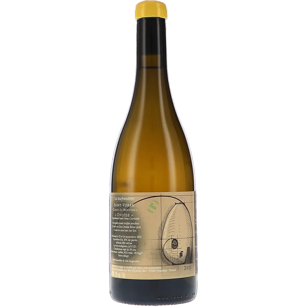 Domaine de la Souffrandiere, Cuvée Ovoïde Zen 2023, Chardonnay, Blanc, Bourgogne, France