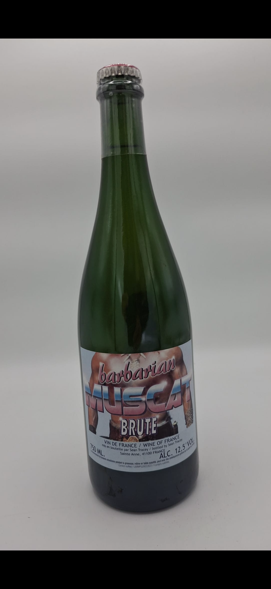 Domaine Le Clocher, Brendan Tracey (Sean), Barbarian Brut 2022, Muscat,  Pet Nat, Loire, France