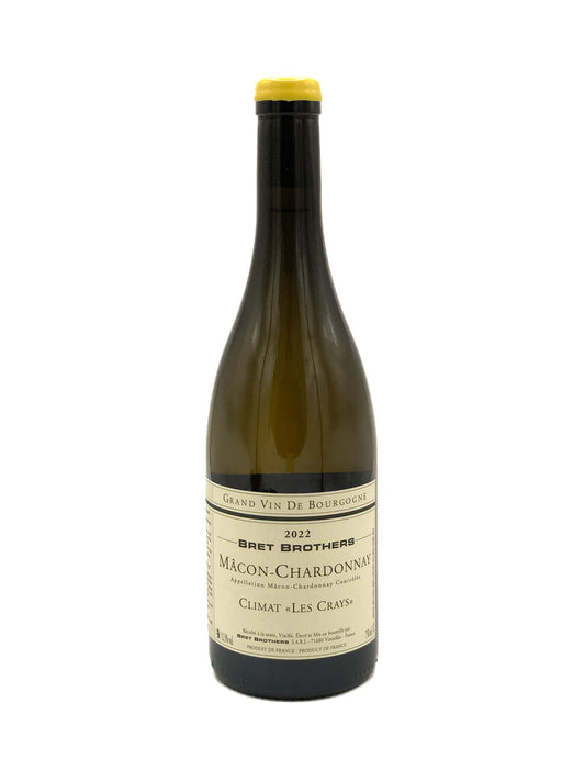 Domaine des Bret Brothers, Macon-Chardonnay Les Crays 2022, Chardonnay, Blanc, Bourgogne, France