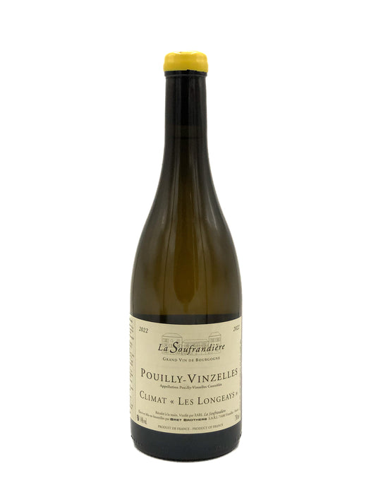 Domaine de la Souffrandiere, Pouilly-Vinzelles Les Longeays 2022, Blanc, Chardonnay, Bourgogne, France
