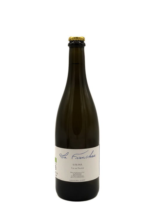 Domaine de la Franchaie, Eric Dubois, Lilial, PetNat Blanc, Chenin, Anjou, Loire,France