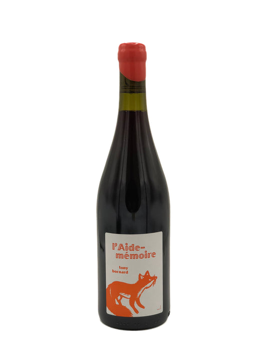 Domaine Tony Bornard, L'aide mémoire 2021, Pinot Noir, Rouge, Jura, france