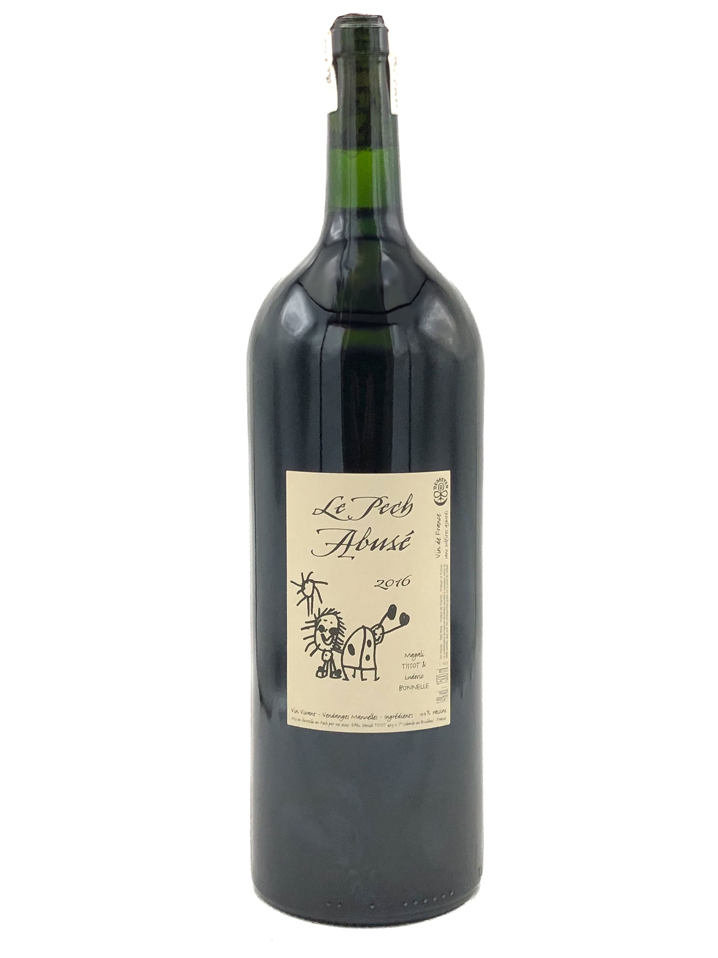 Domaine du Pech, Magali Tissot et Ludovic Bonnelle, Magnum du Pech Abusé 2016, Merlot, cabernet franc et Sauvignon, Rouge, Sud Ouest, France