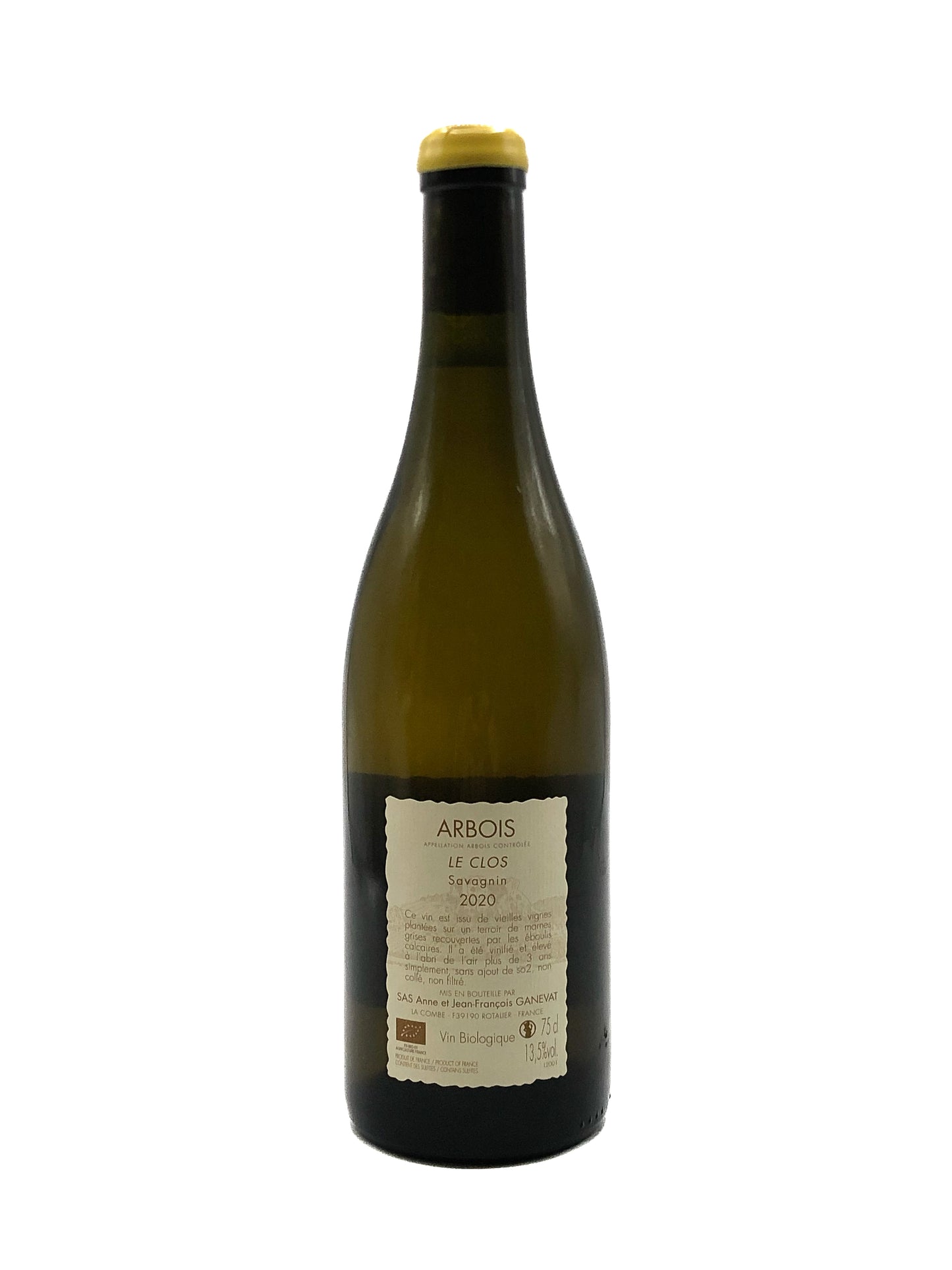 Domaine Anne et Jean-Francois Ganevat, Le Clos 2020, Savagnin, Blanc, Rotalier, Jura, France