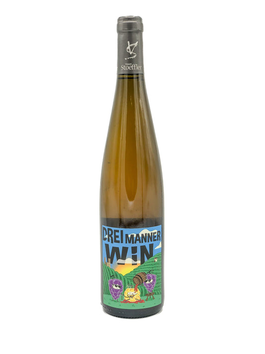 Domaine Stoeffler, Drei Manner Win 2023, Cépages Alsaciens, Macération, Orange, Alsace, France