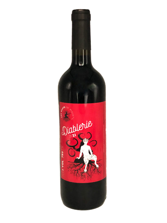 Domaine des Hauts de Riquets, Diablerie 2021, 60%Merlot 25%Cabernet Franc et 15% Cabernet Sauvignon, Rouge, Sud Ouest, France